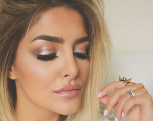 Shimmery Makeup